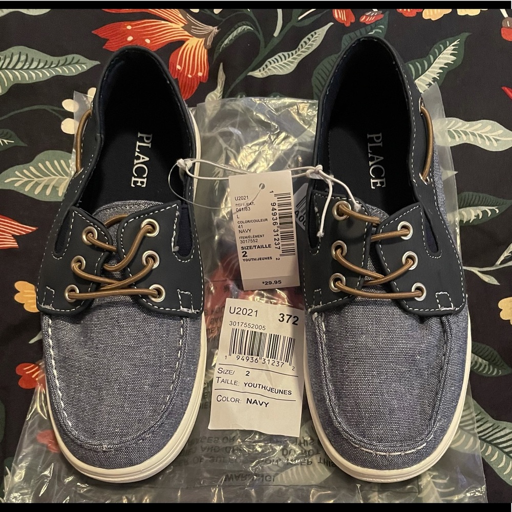 The Children’s Place Navy Blue Boys Moccasins